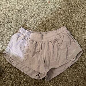 lululemon hotty hot shorts pink